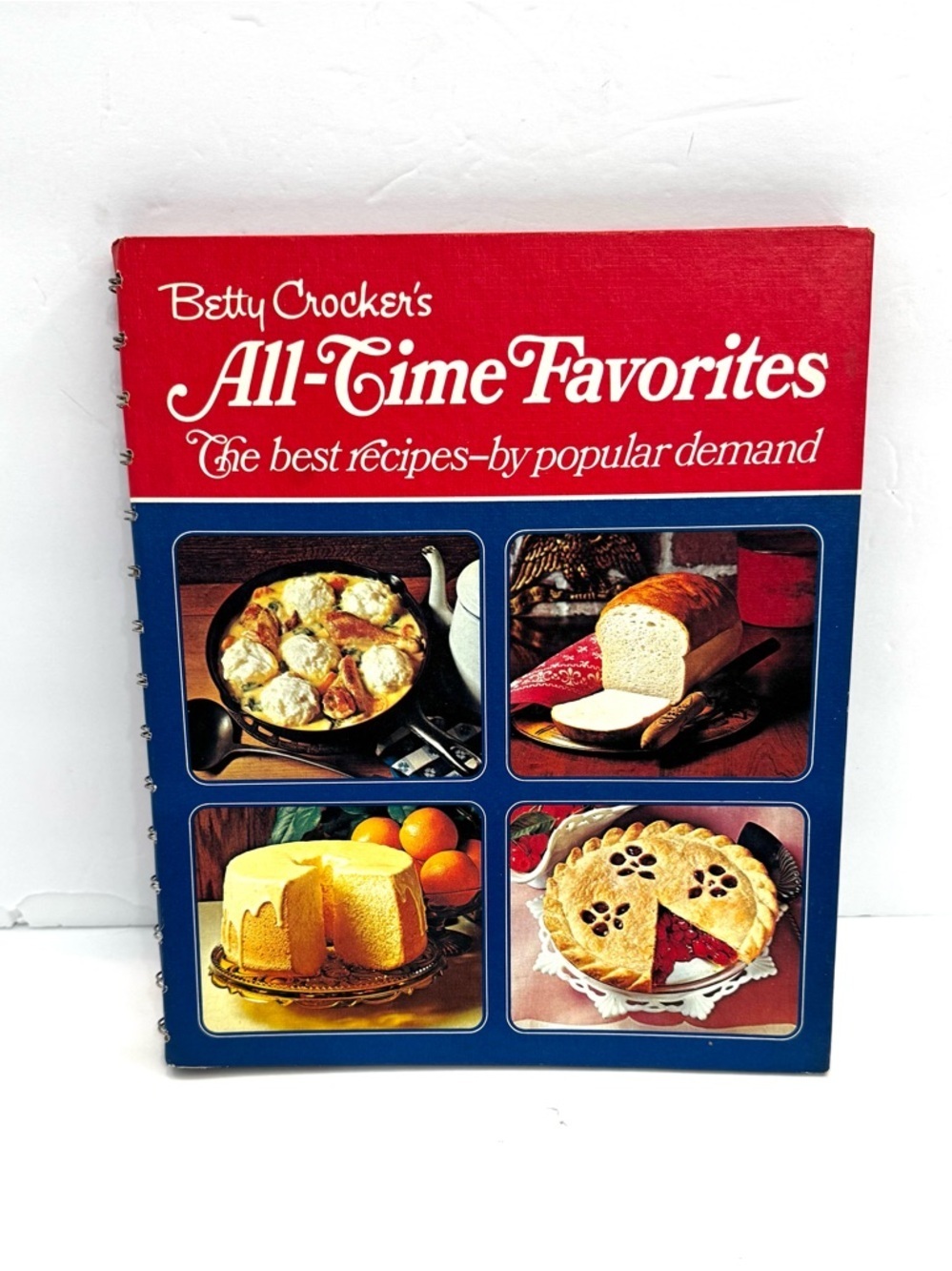 Betty Crocker’s All Time Favorites Spiral Bound Cookbook 1972 HC Cooking Recipes